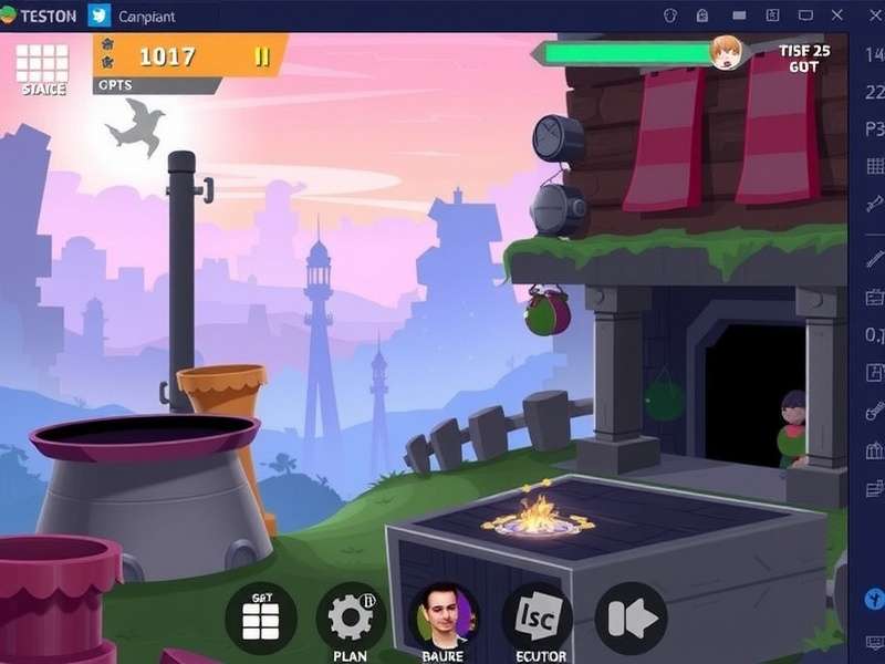 Pungent Champions Battle Gameplay Screenshot